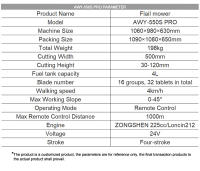Robot Cortacésped Operado inalámbrico Personalizable Material Metálico - details 2