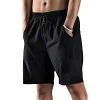 Shorts De Verano Para Hombre Con Cintura Elástica Y Cordón Joggers Fitness Transpirables Deportivas Pantalones Casuales De Color Sólido 5 Piezas - details 5