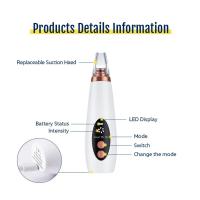 Removedor eléctrico de espinillas al vacío, limpieza de poros, puntos negros faciales, puntos blancos, espinillas, limpiador de acné, herramienta de cuidado Facial, Belleza - details 4