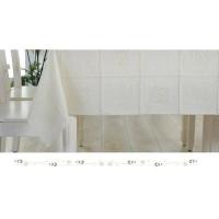 Mantel impermeable de encaje de plástico de PVC, cubierta antideslizante, antipolvo, sin lavado, carrito de té - details 16