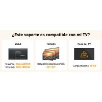 soporte tv pie