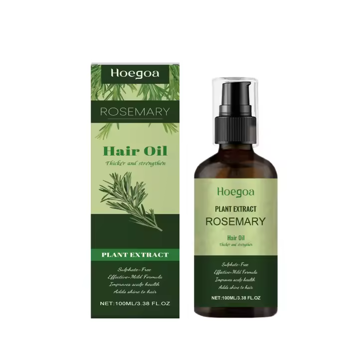 El romero nutre el cuero cabelludo y suaviza el cabello, hidrata el aceite esencial para el cuidado del cabello - 1