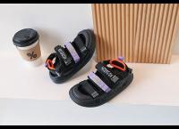 Sandalias informales para niños, zapatos de suela suave con tapa, antideslizantes, con gancho y bucle, resistentes al desgaste, a prueba de suciedad, 2024 - details 8