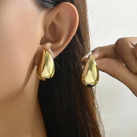Pendientes de gota de agua gorditos de diseño novedoso, pendientes acrílicos simples y de moda para mujer - details 5