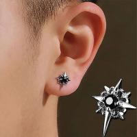 Pendientes de botón de aleación para hombres, joyería de moda, Simple, elegante, personalidad, 1 par - details 0