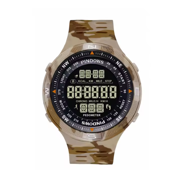 Reloj de moda para hombre y mujer, cronógrafo electrónico luminoso, multifunción, estilo de moda, impermeable - 1
