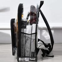 Mochila impermeable para hombre y mujer, Bolsa Escolar de viaje portátil, informal, transparente, a la moda, Unisex - details 4
