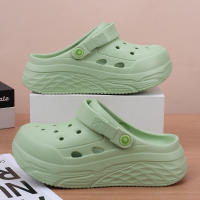 Sandalias De Verano Para Mujer Con Plataforma Y Bajo Medio EVA Suave Cierre SLIP-ON Abiertas Delanteras Para El Hogar Jardín Playa - details 10