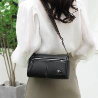 Bolso cruzado de piel auténtica para mujer, bandolera de cuero de vaca suave, 2023 - details 6