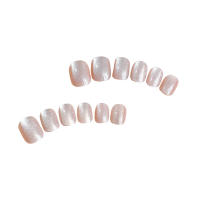 Uñas postizas cortas de Ojos de gato para decoración de uñas, ambiente de primavera, decoración de manos, arte de uñas - details 0