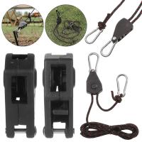Tensor de cuerda de viento para toldo de elevación de luces, sujetador de cuerda ajustable, hebilla fija, perchas de trinquete de polea, 5 estilos - details 1