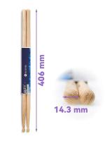 1 par de baquetas 5A, baquetas clásicas de nogal, palo profesional, accesorios para instrumentos de percusión, juego de batería - details 0