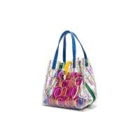 CH Bucket-Bolso de mano de gran capacidad para mujer, Material transparente de TPU, con letras impresas, bandolera de viaje, mochila de lujo de alta gama - details 7