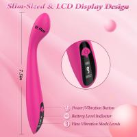 Vibrador de punto G para mujer, consolador estimulador del clítoris, cuentas con pantalla LCD y 9 vibradores, Juguetes sexuales para adultos - details 10