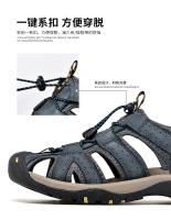 Nuevo Sandalias deportivas grandes de cuero para hombre, verano 2022 - details 8