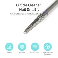 HYTOOS, brocas para limpieza de cutículas de cono pequeño, brocas para uñas de carburo cónico, seguridad profesional debajo de las uñas, herramientas limpiadoras de piel muerta - details 0