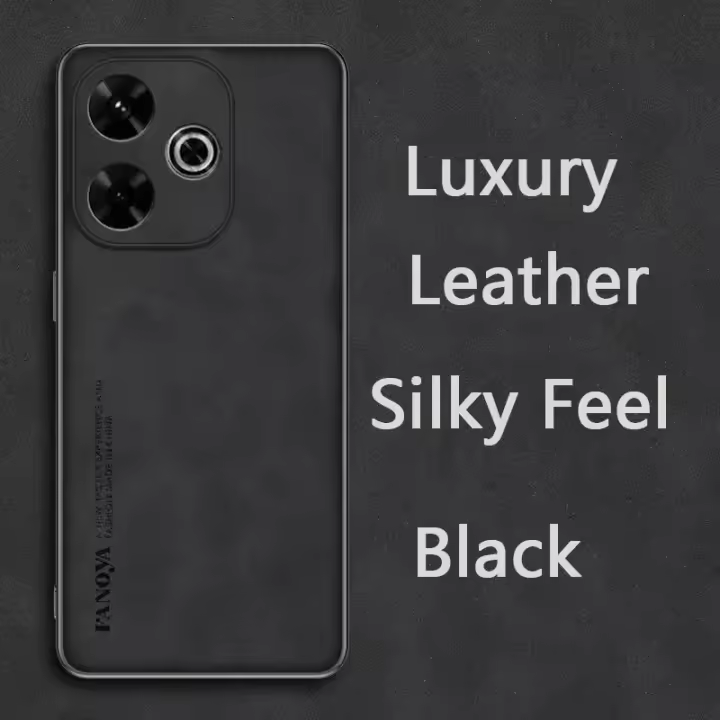 Teléfono de cuero retro para Xiaomi Poco F6, funda protectora a prueba de golpes y prevención de caídas - 1