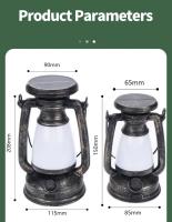 Linterna de Camping Portátil con Carga USB y Solar Luz de Camping al Aire Libre con 3 Modos de Iluminación Luz de Carpa Colgante con Deslumbramiento - details 12