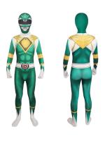 Power Rangers Cosplay Jumpsuits Bodysuits Superhero Kids Boys Halloween Party Costume Fancy Dress Outfits - details 2