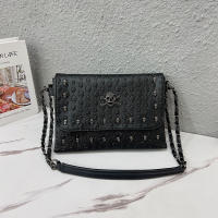 Bolso Cruzado De Cuero PU Negro Vintage Con Hebilla Y Estilo De Calavera Para Mujer Bolso De Hombro Moda Diseñador Bolsos - details 3