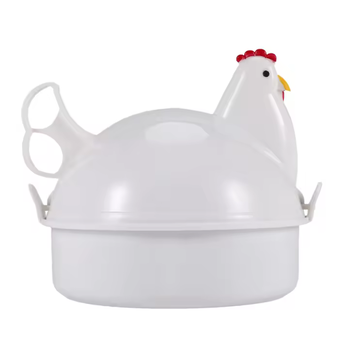Hervidor de huevos de microondas en forma de pollo, electrodomésticos de cocina, herramienta para el hogar - 1