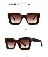 Toyear-gafas de sol cuadradas Vintage para hombre y mujer, lentes de sol de diseñador de marca de lujo, gafas de gran tamaño, UV400 - details 13
