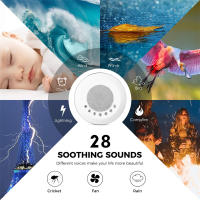 Máquina de ayuda para dormir, dispositivo de ruido blanco, ayuda para dormir inteligente, música relajante para bebés - details 11