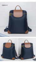 Mochila antirrobo para mujer Nuevas y elegantes mochilas para ir al trabajo Mochila de viaje al aire libre para mujer Bolsa de cuero adhesiva Bolsas urbanas de moda estética Bolsas de libros de color azul - details 23