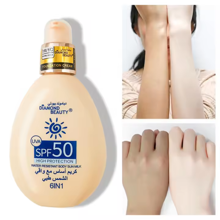Protector solar fuerte y duradero, textura ligera, Control de aceite, aislamiento, Base de maquillaje, resistente al agua y al sudor - 1