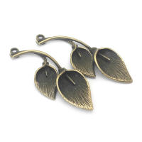 Colgantes de Encanto de Calla de Bronce Dorado 18K 10PCS de Alta Calidad Ideal para Joyería DIY - details 5
