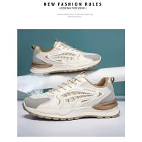 Zapatos de marca para hombre, zapatillas gruesas blancas de lujo, zapatillas informales para correr, Tenis transpirables antideslizantes, calzado deportivo para Fitness - details 16