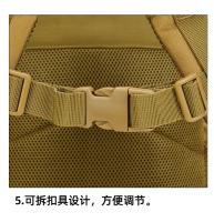 Mochila táctica de gran capacidad para hombre, multifunctional, impermeable, para Cycling, Viajes, camuflaje, Deportimes, montañismo, Doble hubro, para exteriores - details 10