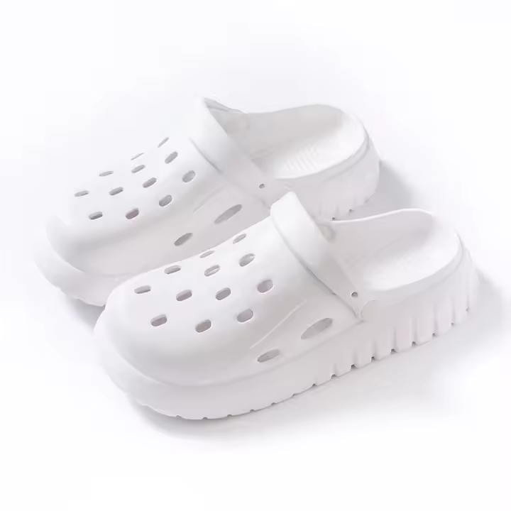Sandalias Planas de Verano para Mujer Talla 45 Zuecos EVA Zapatos de Cueva DIY - 1