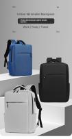 Mochila para Laptop de Doble Capa de Almohadilla de Aire Impermeable, Resistente al Desgaste, Estilo Sencillo y Elegante para Hombres y Mujeres Viaje de Negocios Casual para Primavera/Verano - details 0