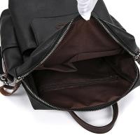 Mochila multifuncional de piel sintética para viaje, bolso de hombro bidireccional, Retro, para la escuela y el trabajo - details 3