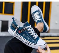 Zapatillas de Lona para Hombre a la Moda Zapatos Transpirables de Verano, Deportivas de Alta Calidad para Exteriores, Cómodos Zapatos de Tenis Bajos - details 6