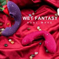 Chupando para mujeres punto G consolador doble succionador de clítoris estimulador de clítoris vibrador inalámbrico femenino juguete sexual para adultos - details 8