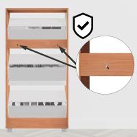 Mueble para 18 Pares Organizador Zapatos 3 Puertas Compacto 115x61x24cm - details 17
