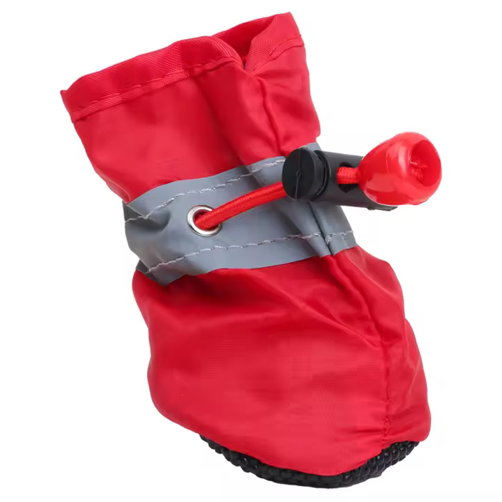 Zapatos antideslizantes para perros, calzado transpirable con correas reflectantes, para lluvia, pavimento caliente, invierno y nieve - 1