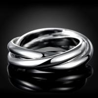 Andara Anillo de Plata Esterlina  Diseño de Tres Circuitos Ideal para Mujeres - details 5