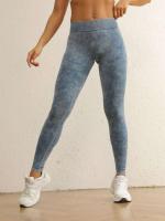 Malla deportiva con espalda en V, pantalones de yoga de cintura alta, ropa de entrenamiento para mujer, calcetines Fiess - details 5