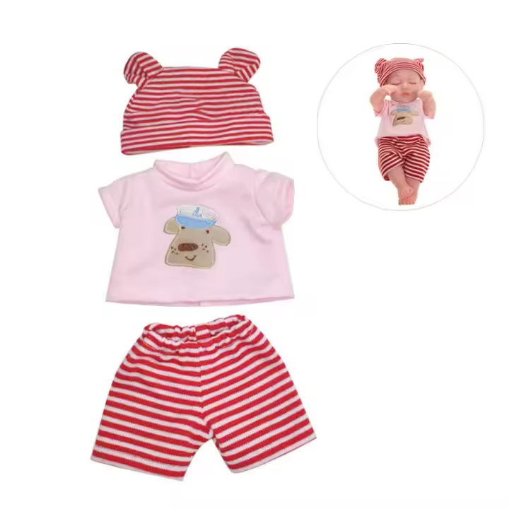 Falda de regalo para niños, suéter, ropa de muñeca, mono, vestido de muñeca de 30cm, pijamas lindos, ropa de muñeca de bebé, muñecas de 12 pulgadas - 1