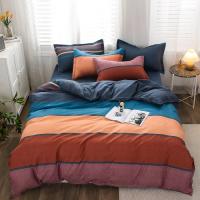 Súper Suave Comforter de Cama Doble con Funda de Edredón Microfibra Tamaño Queen King Twin 220x240 para Almohada Nórdica Plaid Individual - details 4
