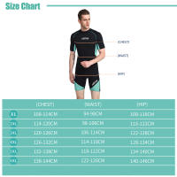 Bañador de neopreno de manga corta para hombre, traje de baño de 3MM con protección solar, para Surf, deportes acuáticos cálidos, XL-6XL - details 0