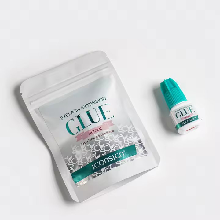Pegamento Rápido de Ojos de Pestañas de Alta Duración Aroma Bajo Adhesivo Duradero para Extensiones de Pestañas 5ml o 10ml - 1