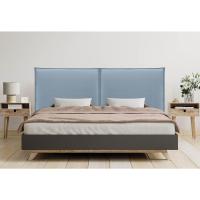 Tapiz de Cama Moderno de Lino Natural con Ribete hasta el Suelo Tapiz de Cabeza de Algodón Grueso de 8cm - details 20