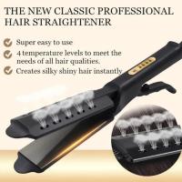 Liso Radiador de Cabello Profesional Cerámica de Tourmalina Iónica Herramienta de Estilismo de Salón Ajustable Enchufe Estándar Europeo - details 7