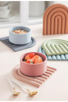 Mantel de Mesa de Silicona Arcoiris Posavasos Resistentes al Calor para Platos Calientes - details 8