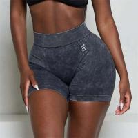 Pantalón corto deportivo sin costuras con cuello V-BO para mujer, malla elástica en forma de V, gimnasio y bicicleta - details 6