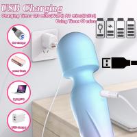 360 °   Vibrador AV de rotación para mujer, masajeador de punto G, varita mágica, estimulador de clítoris, consoladores de vibración potentes, Juguetes sexuales para adultos para parejas - details 4